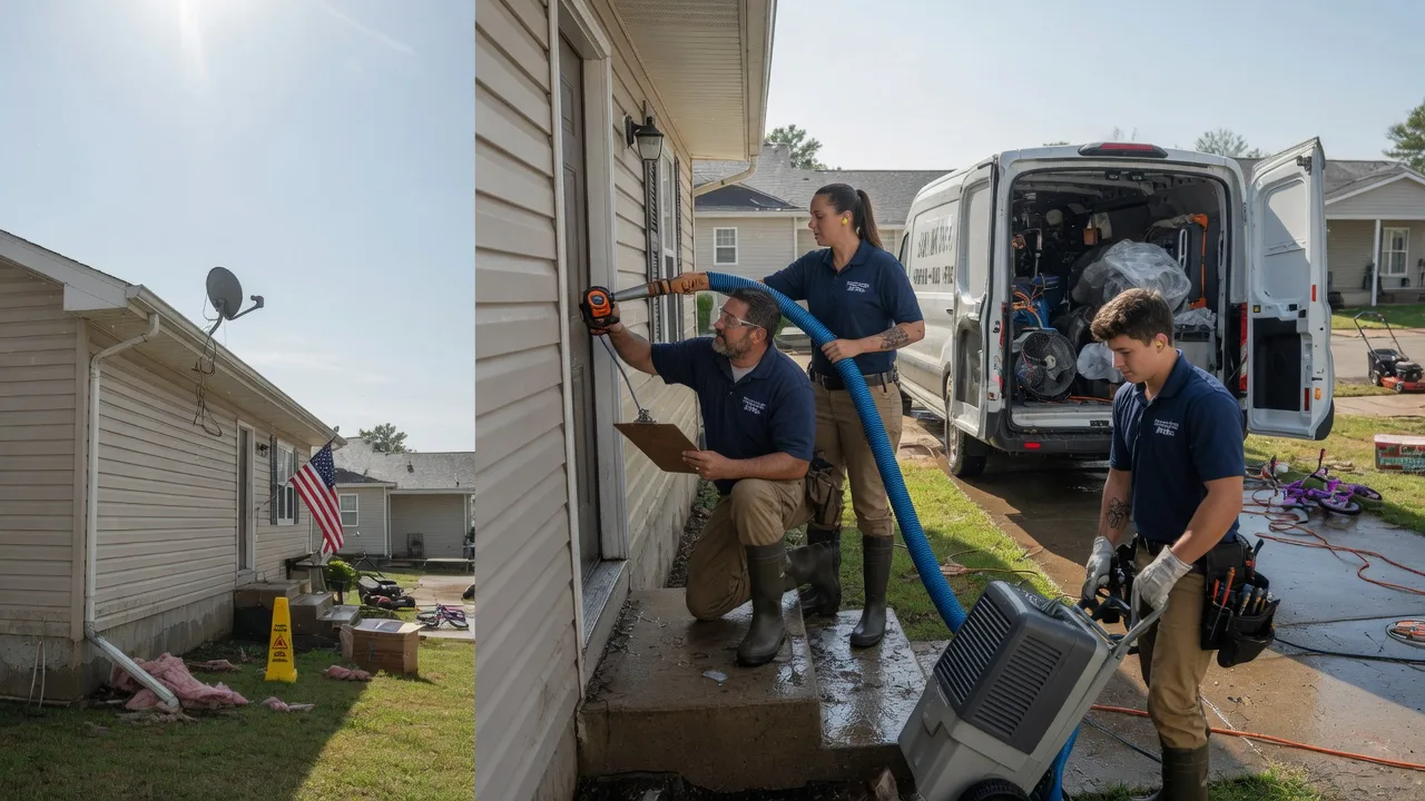 Ceiling Water Damage Restoration in Byars, OK near me